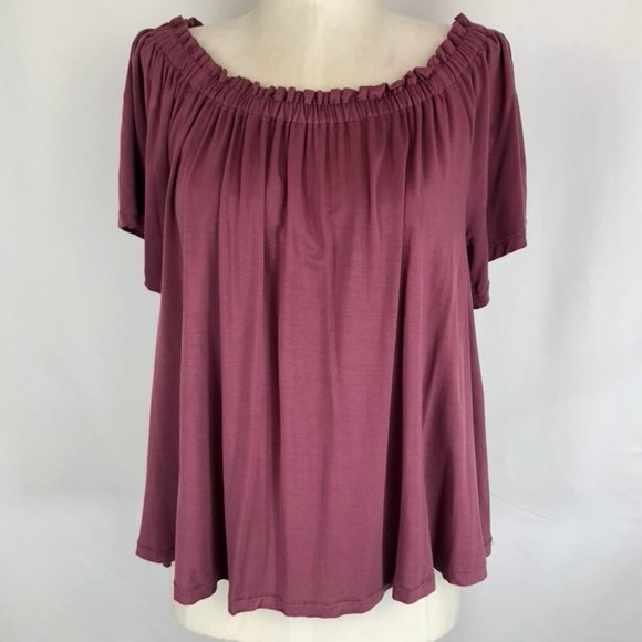 Aritzia Wilfred Sartre Off the Shoulder Top